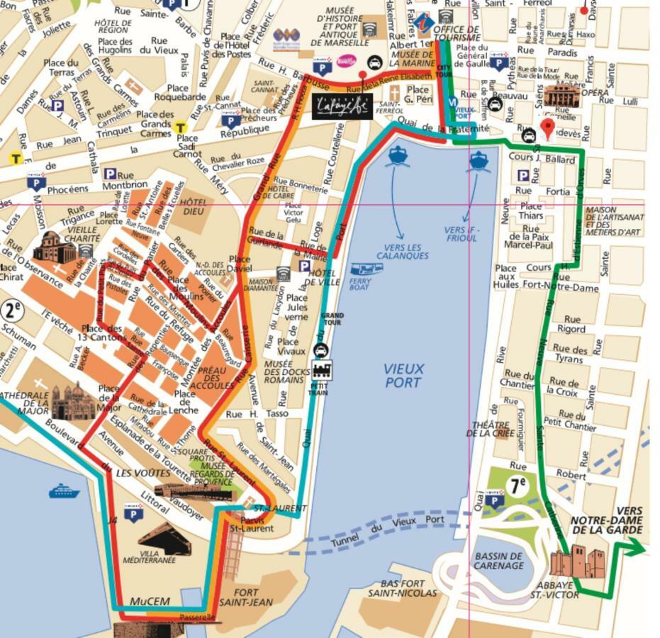Coeur Vieux Port Tout Equipe Marseille Bagian luar foto