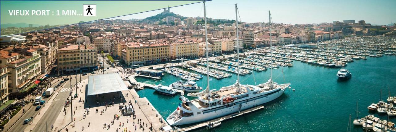 Coeur Vieux Port Tout Equipe Marseille Bagian luar foto